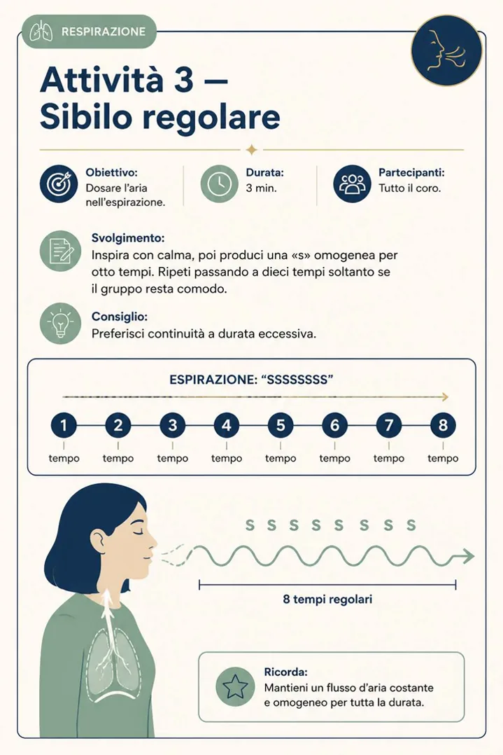 Pagina della guida di attività corali 3