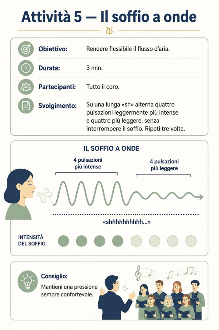 Pagina della guida di attività corali 5